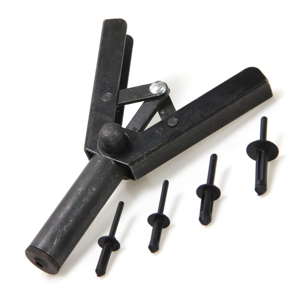 Rivet Setter Tool - Plastic klinknagelpistool 7 inch poly handklinkhamerset