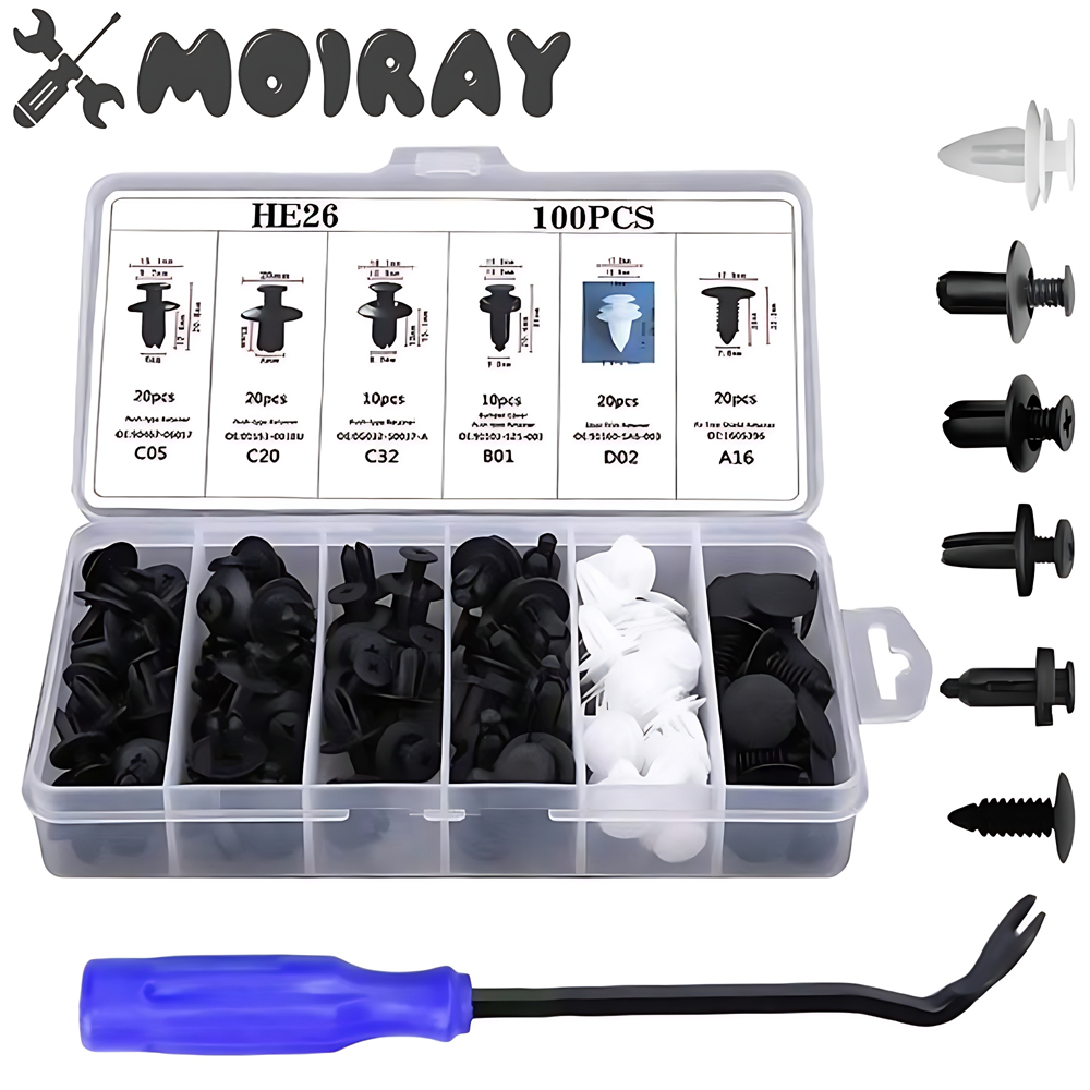 Rivet Setter Tool - Auto Plastic Retainer Clips Auto Spatbord