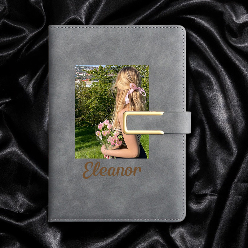 Leather Work Diary Covers - A5-formaat notitieboek met een gepersonaliseerde naam