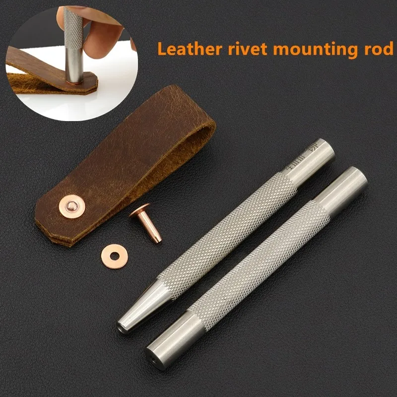 Rivet Setter Tool - Permanente Koperen Klinknagel Montagestaaf Grote/Kleine Set
