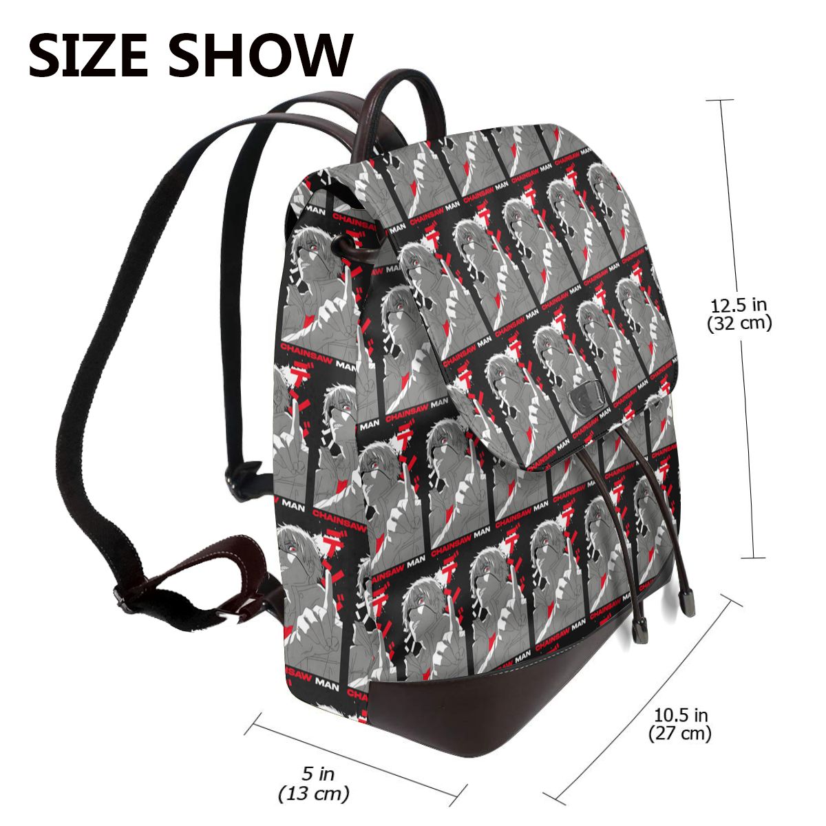 Anime Chainsaw Man Devil Dames - Leather Work Rucksack Mens recensie en prijs