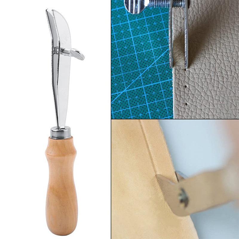 *Verstelbare lederen randgroef - Groover Stitching Tool recensie en prijs