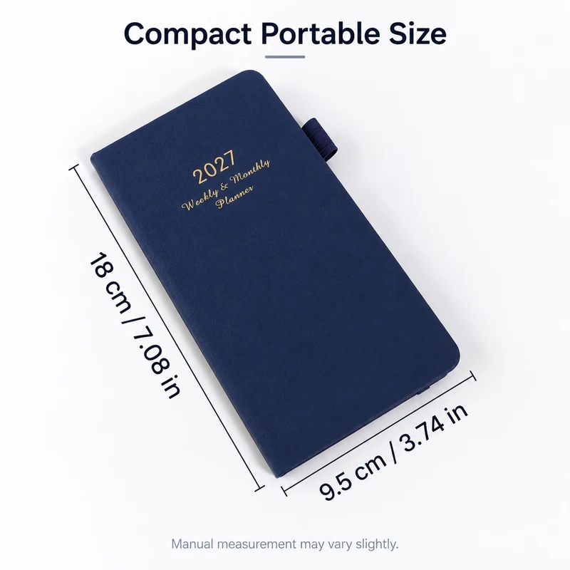 2027: week- en maandplanner in - Leather Work Diary Covers recensie en prijs