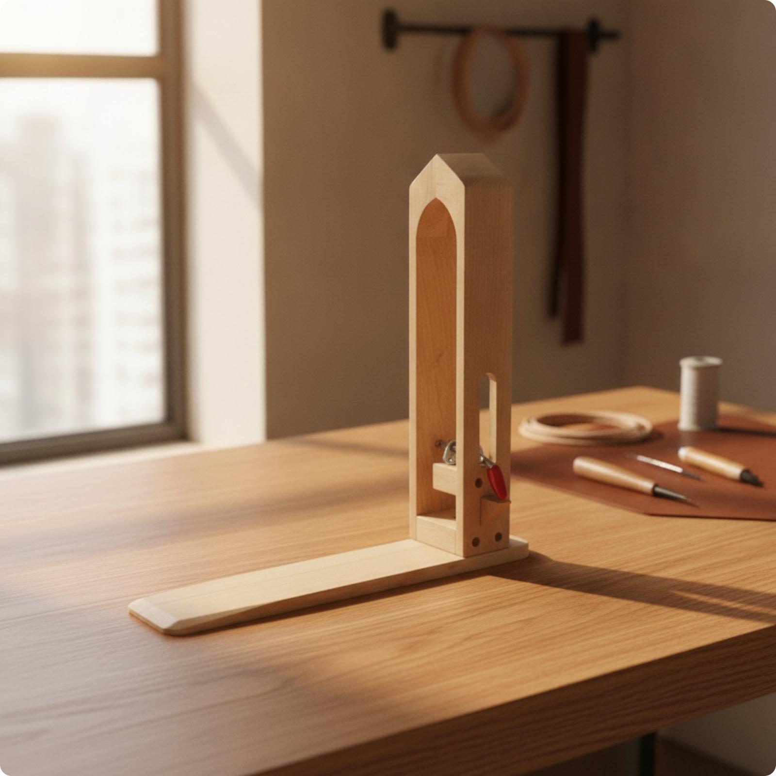 Beechwood lederen naaiklem, st - Leatherwork Hand Press recensie en prijs