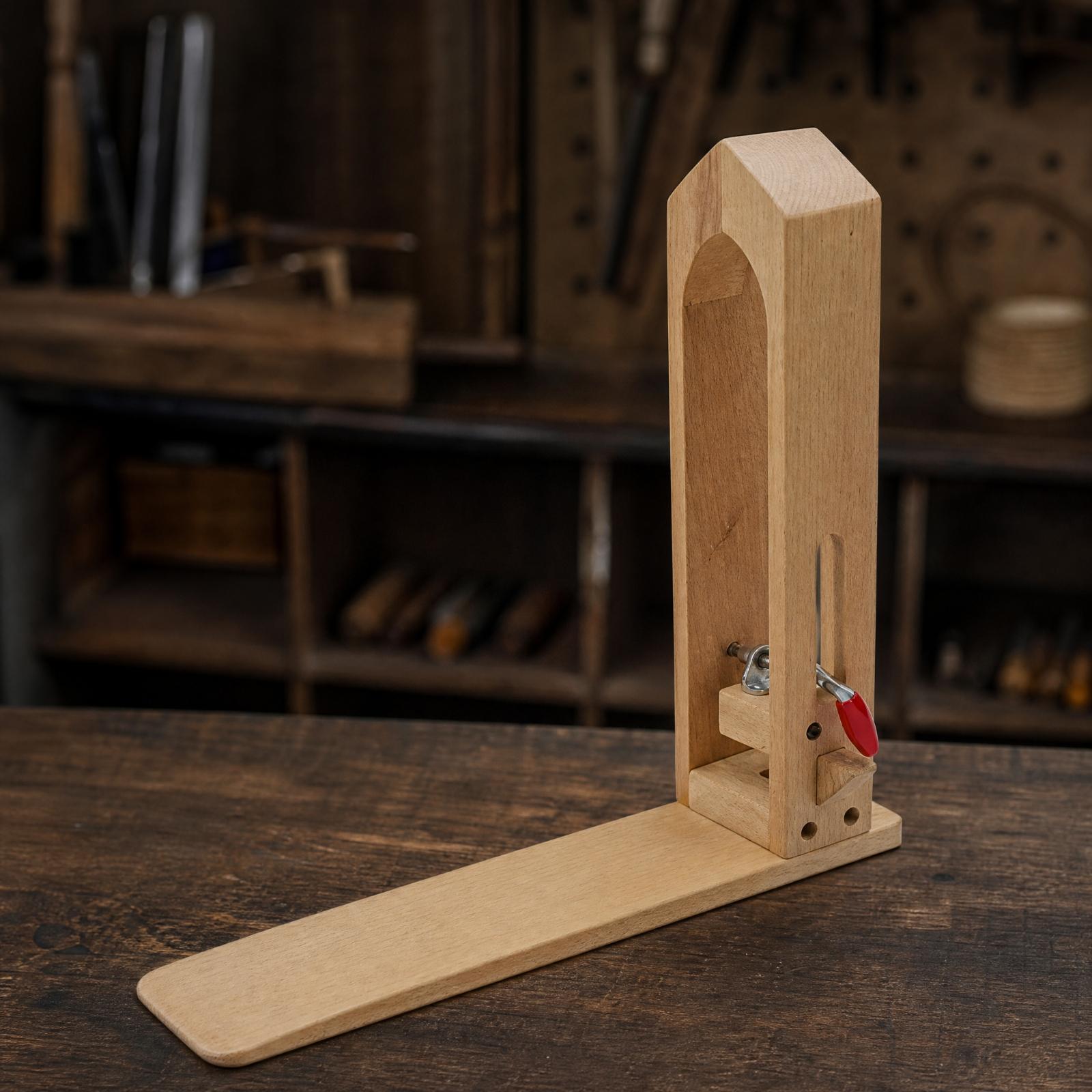Leren handwerk naaiklem beuken - Leatherwork Hand Press recensie en prijs