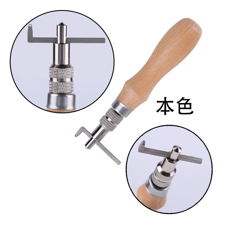 Verstelbare lederen randstikse - Groover Stitching Tool recensie en prijs