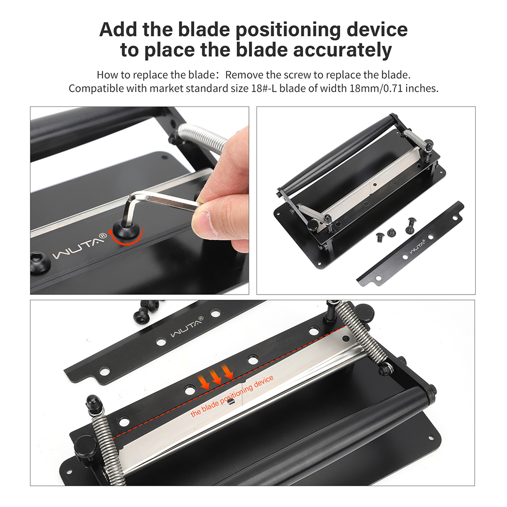 WUTA Grote handmatige leerscha - Leatherwork Machine recensie en prijs