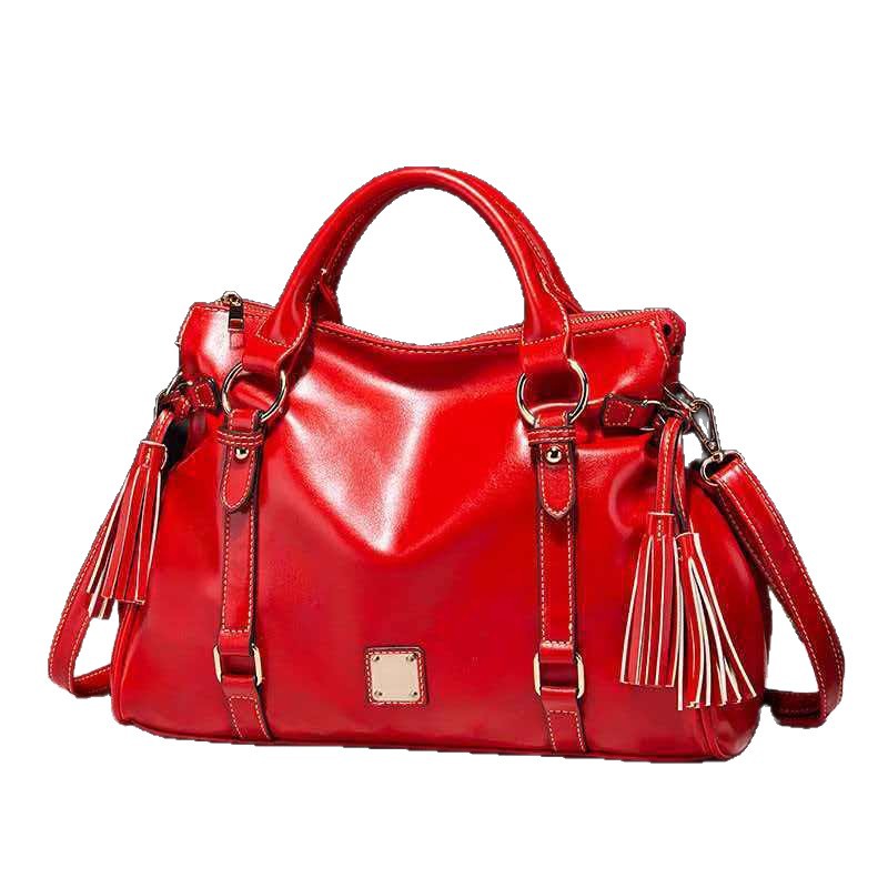 Retro zacht leer dames draagta - Leatherwork Designs recensie en prijs